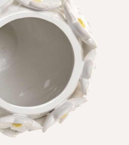 Centro de Mesa Margaritas de Cerámica