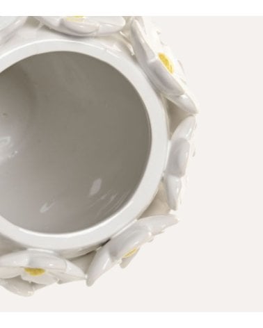 Centro de Mesa Margaritas de Cerámica