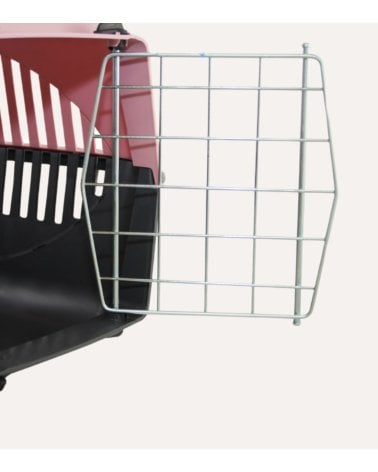 Transportín de Mascotas con Puerta de Metal y Plástico