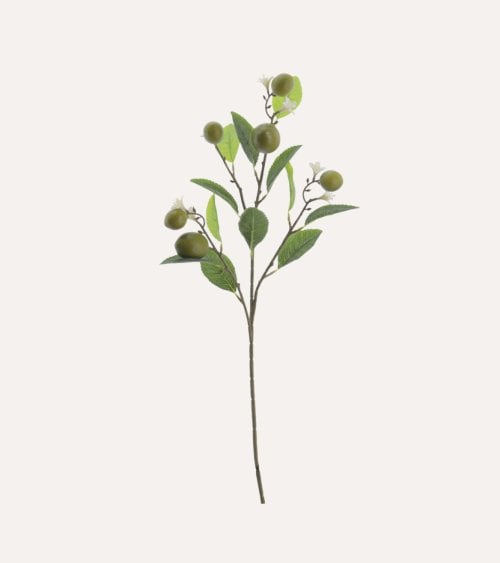 Rama de Lima Decorativa de Plástico