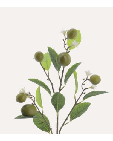 Rama de Lima Decorativa de Plástico