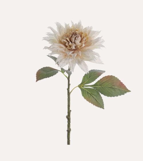 Flor Dahlia Decorativa de Poliéster y Plástico