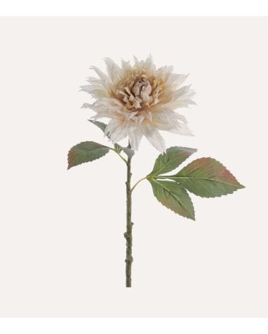 Flor Dahlia Decorativa de Poliéster y Plástico