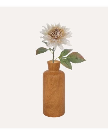 Flor Dahlia Decorativa de Poliéster y Plástico