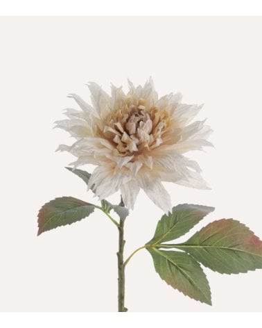 Flor Dahlia Decorativa de Poliéster y Plástico