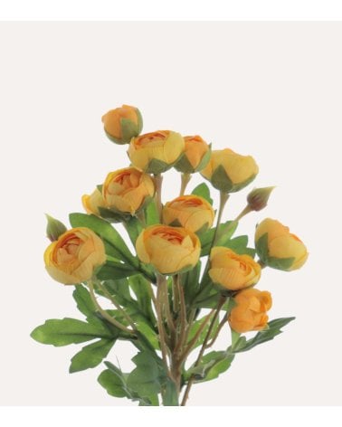 Ramo Decorativo Flores de Ranunculus de Plástico