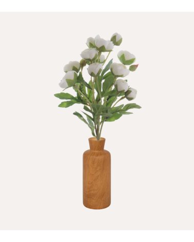 Ramo Decorativo Flores de Ranunculus de Plástico