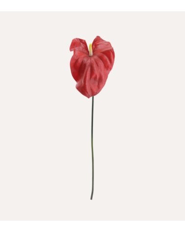 Rama Decorativa Anthurium Toque Realista de Plástico