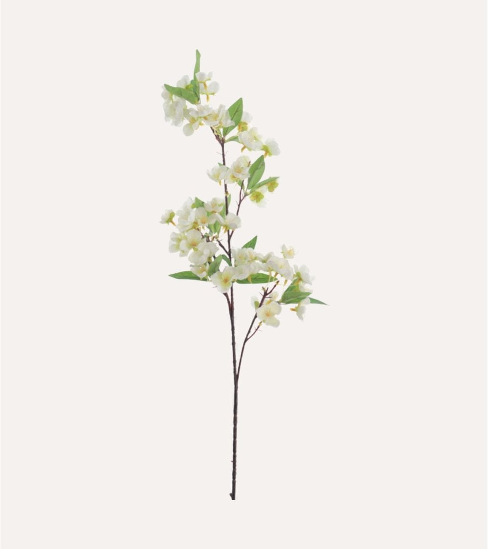 Rama Decorativa Flores de Manzano de Plástico
