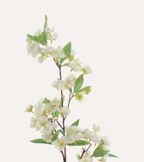 Rama Decorativa Flores de Manzano de Plástico