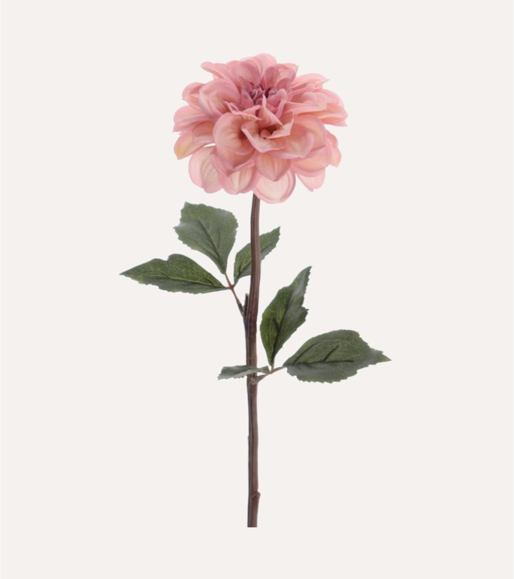 Dahlia Decorativa Fluffy de Plástico