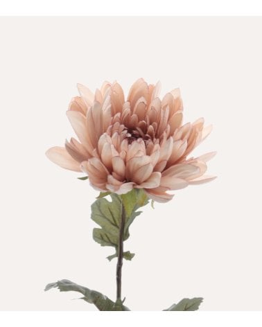 Flor Decorativa Mum Fluffy de Plástico