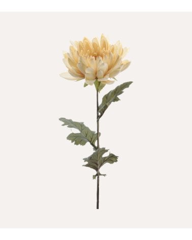Flor Decorativa Mum Fluffy de Plástico