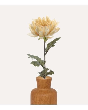 Flor Decorativa Mum Fluffy de Plástico