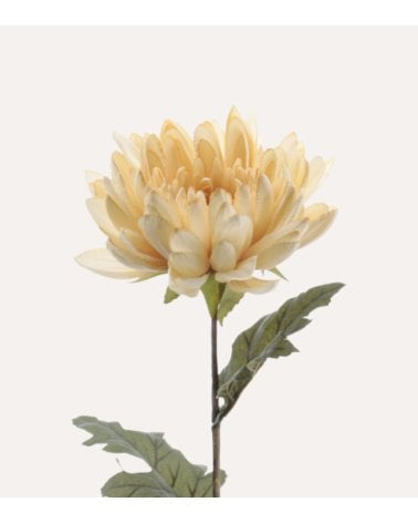 Flor Decorativa Mum Fluffy de Plástico