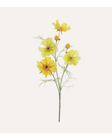 Rama Decorativa Flores Cosmos de Plástico