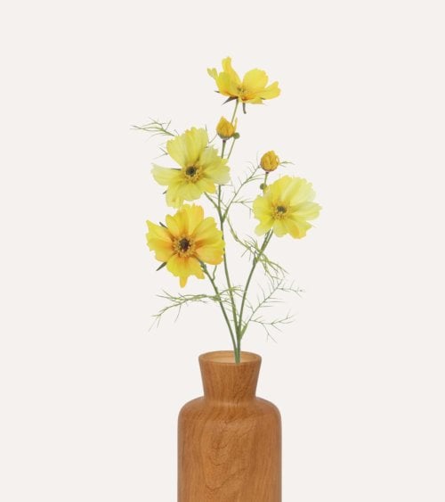 Rama Decorativa Flores Cosmos de Plástico