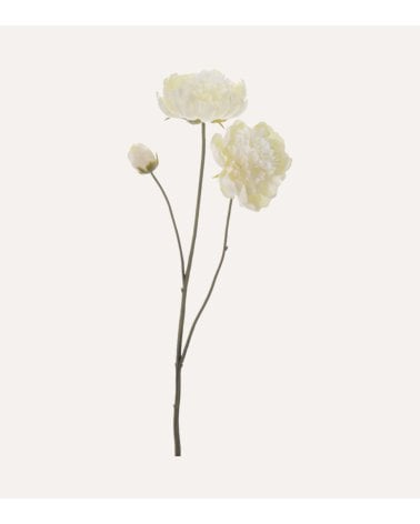 Rama Decorativa Flores de Peonia de Plástico