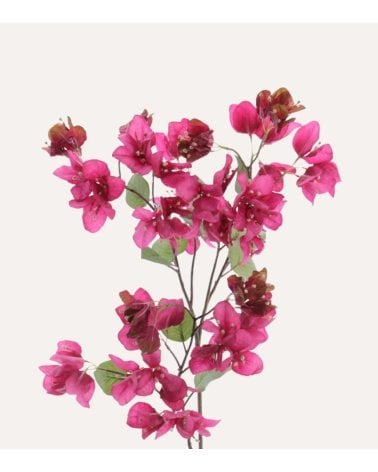 Rama Decorativa Flores Bouganvillea Realistas de Plástico