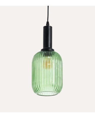 Lámpara Colgante Seventy de Vidrio Tintado