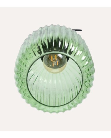 Lámpara Colgante Seventy de Vidrio Tintado