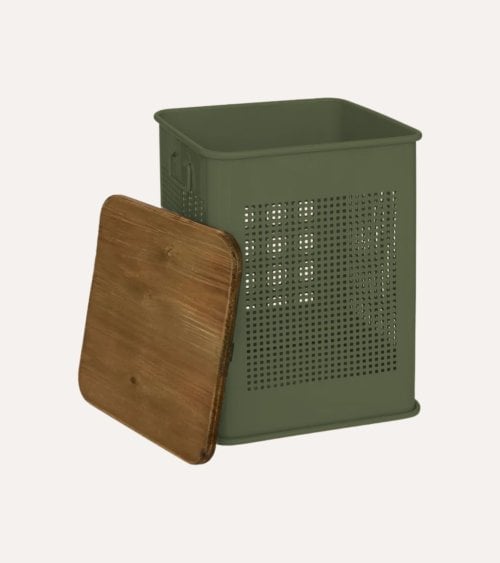 Baúl Decorativo Azae de Metal y Madera