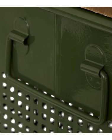 Baúl Decorativo Azae de Metal y Madera