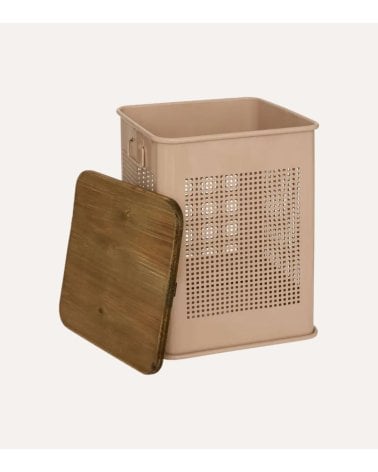 Baúl Decorativo Azae de Metal y Madera