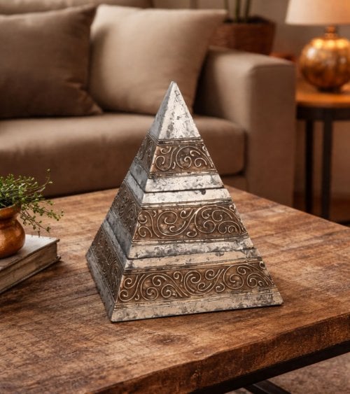 Caja Decorativa Piramide Egipcia de MDF