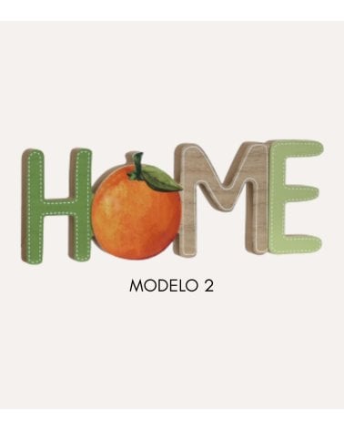 Letras Decorativas con Frutas de MDF