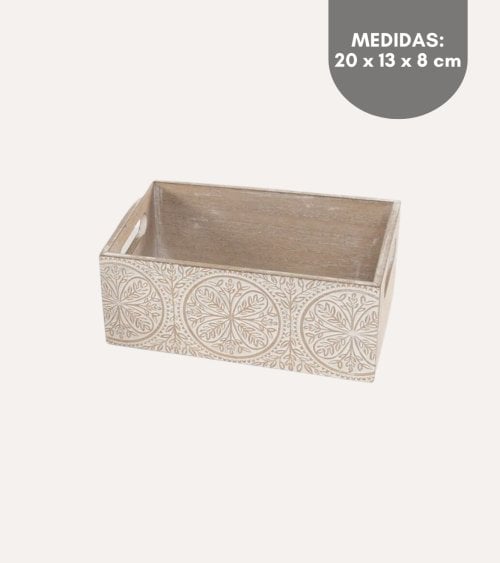 Caja Decorativa Northen con Asas de Madera