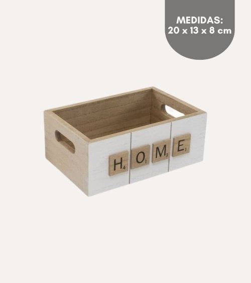 Caja Decorativa Home de Madera