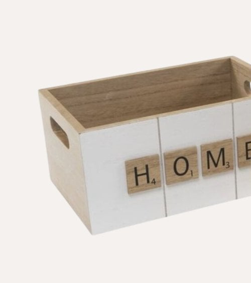Caja Decorativa Home de Madera