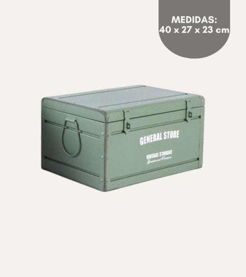 Baúl General Store con Anillas para Candado de Metal