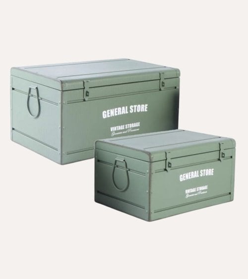 Baúl General Store con Anillas para Candado de Metal