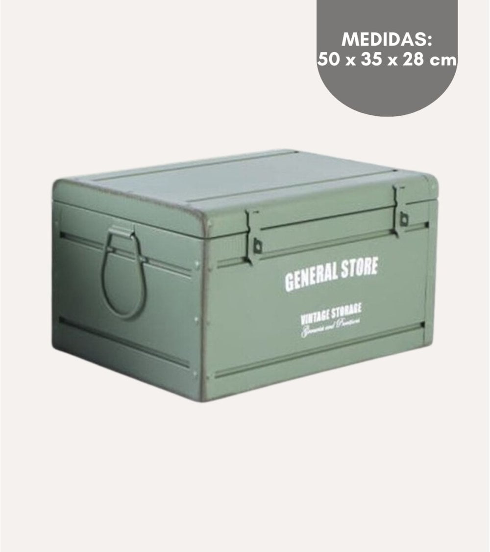 Baúl General Store con Anillas para Candado de Metal