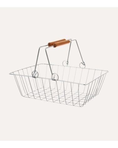 Carro Auxiliar con 4 Cestas Removibles de Metal