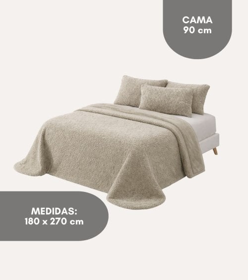 Edredón Colcha Laurel de Borreguillo
