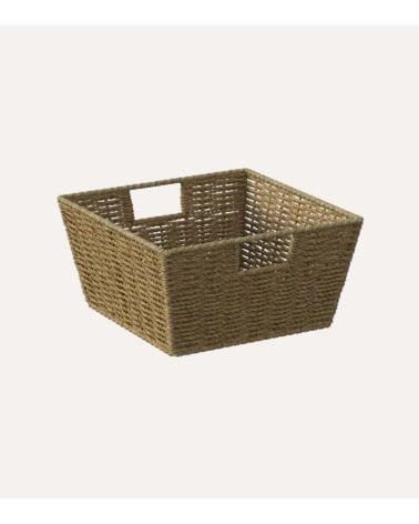 Cesta Reed con Asa de Caña Tejida