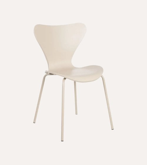 Silla Nórdica de Polipropileno y Patas de Metal