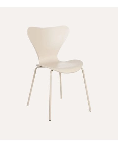 Silla Nórdica de Polipropileno y Patas de Metal