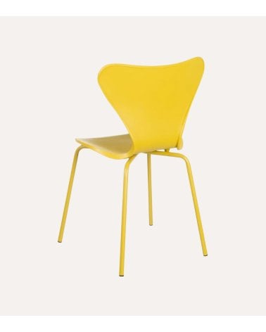 Silla Nórdica de Polipropileno y Patas de Metal