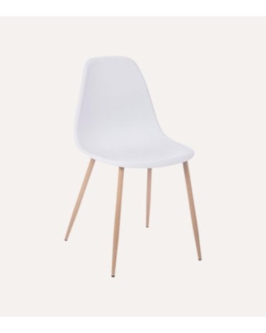 Silla Mandy de Polipropileno y Patas de Acero