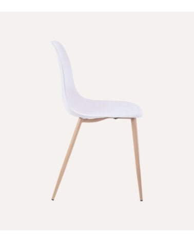 Silla Mandy de Polipropileno y Patas de Acero