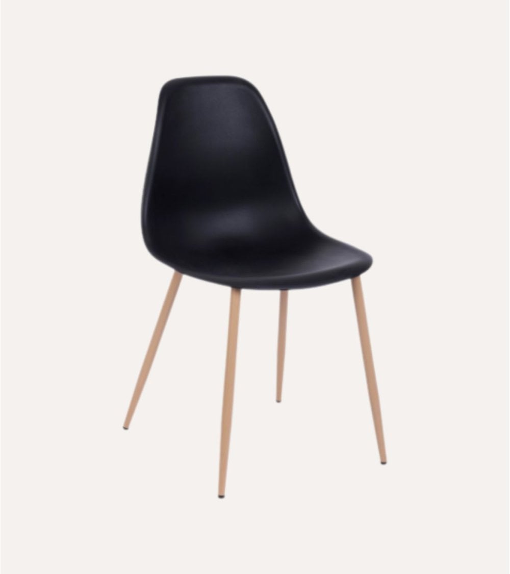 Silla Mandy de Polipropileno y Patas de Acero