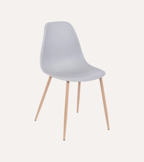 Silla Mandy de Polipropileno y Patas de Acero