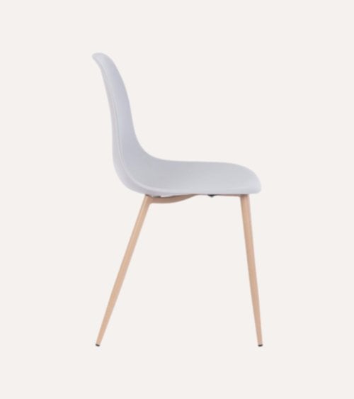 Silla Mandy de Polipropileno y Patas de Acero