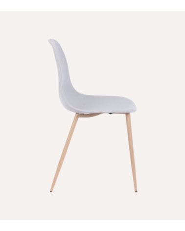 Silla Mandy de Polipropileno y Patas de Acero
