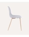 Silla Mandy de Polipropileno y Patas de Acero