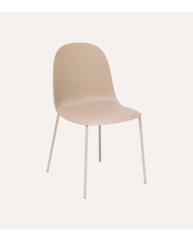 Silla Asan de Polipropileno y Patas de Acero